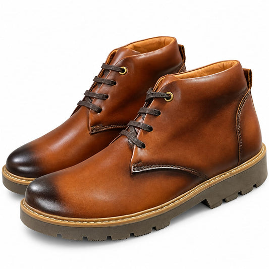bota en cuero para hombre color versalles miel x difuminado 3001