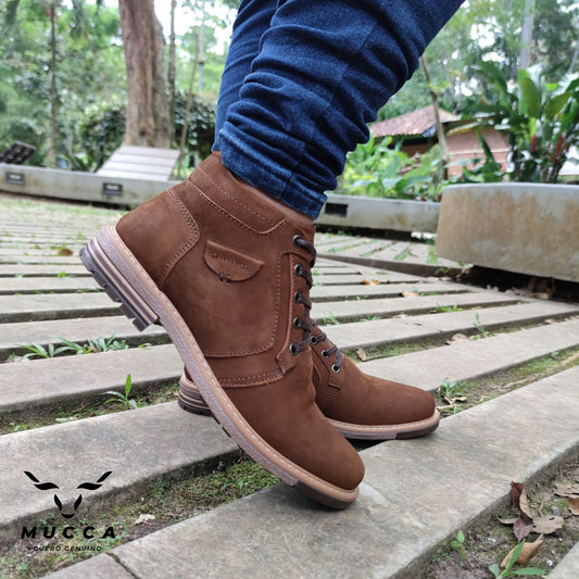 bota en cuero para hombre color otoño 204