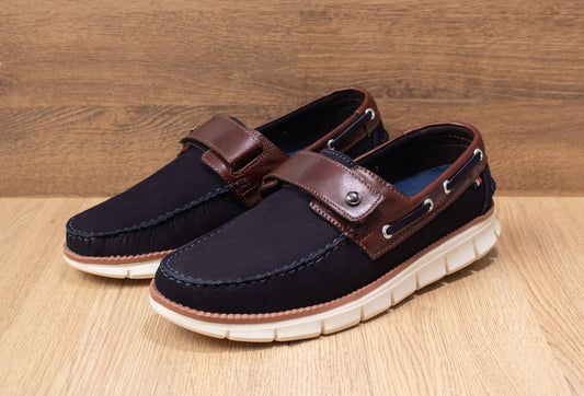 mocasin Apache sperry nautico eva para hombre color nobuck azul x versalles coñag 532