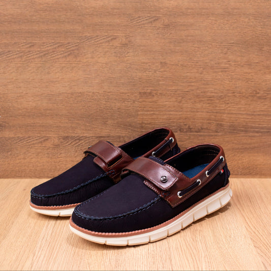 mocasin Apache sperry nautico eva para hombre color nobuck azul x versalles coñag 532