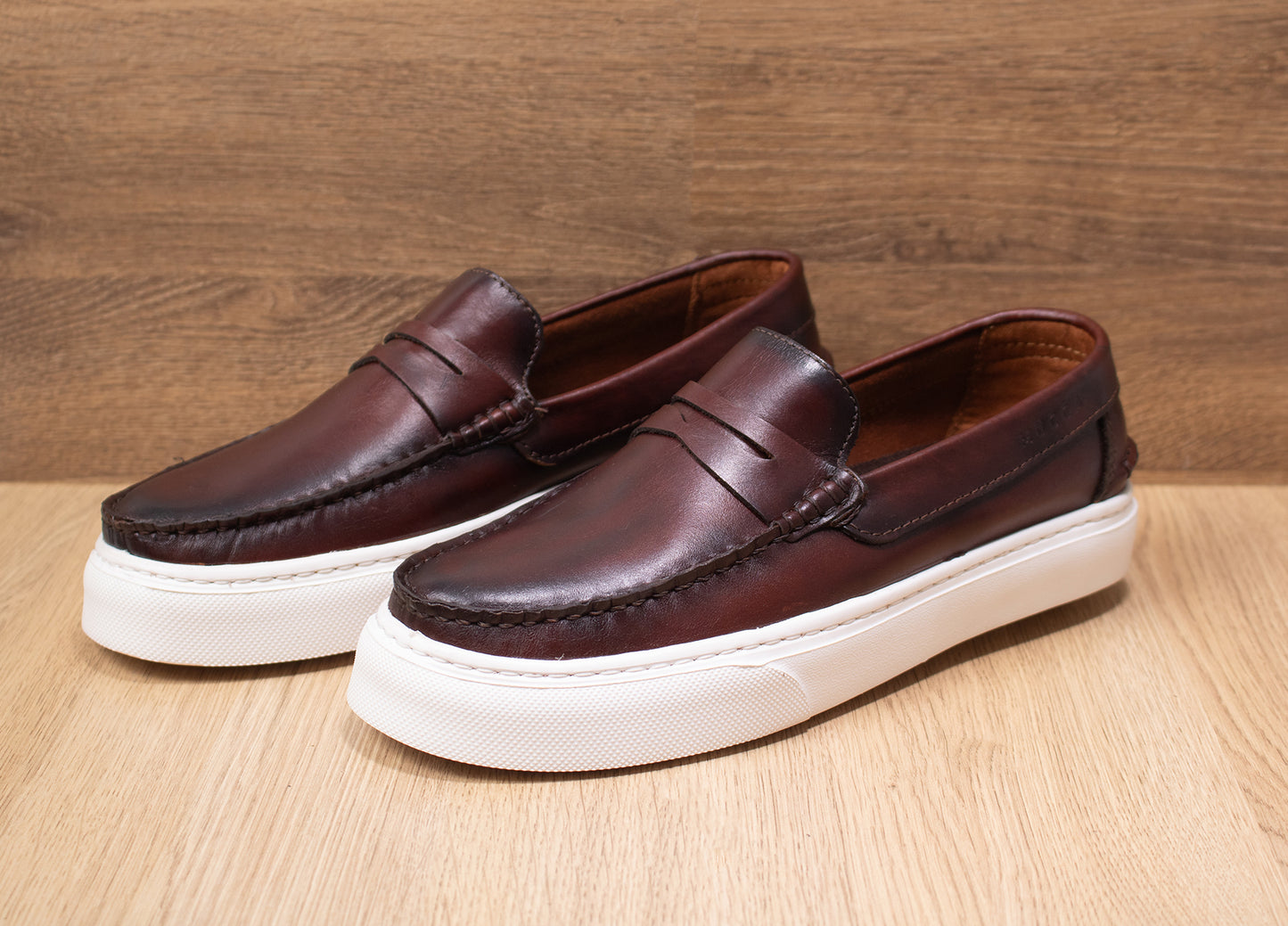 zapato mocasin Apache sperry nautico eva para hombre color versalles coñag difuminado eva 550