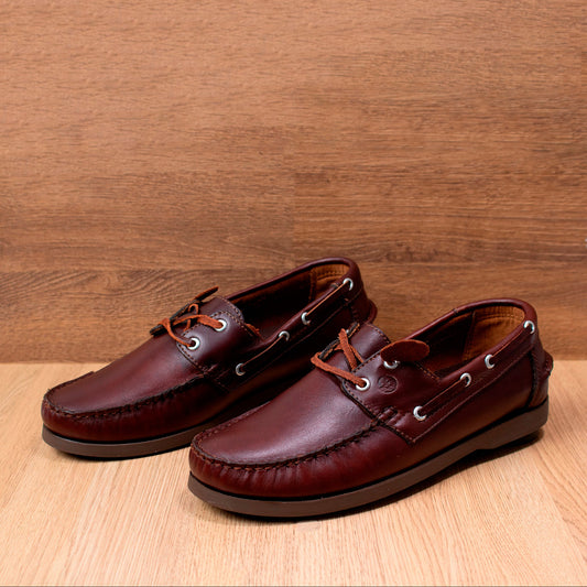 zapato mocasin Apache sperry nautico para hombre color versalles coñag 731