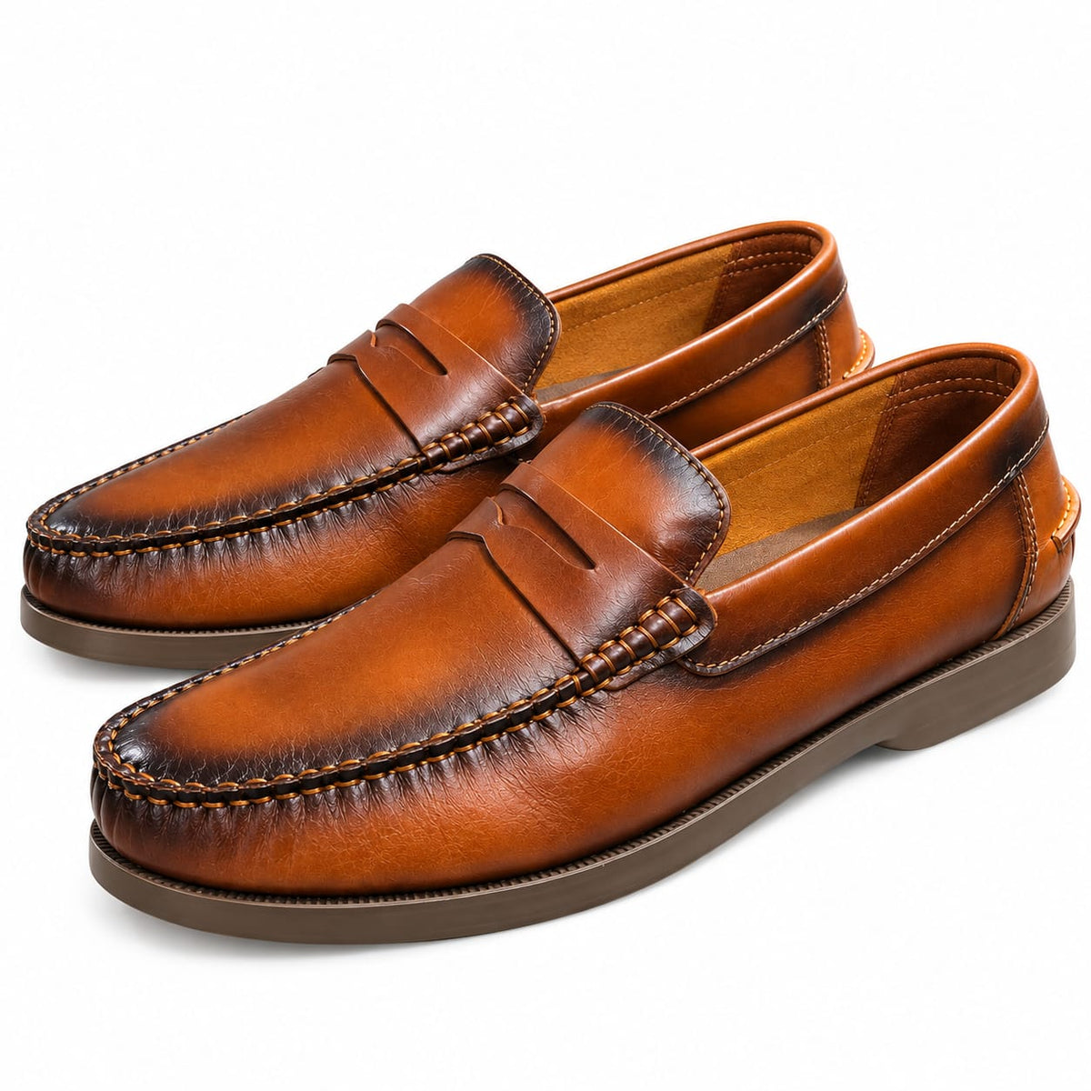 zapato mocasin Apache sperry nautico para hombre color versalles miel x difuminado 550