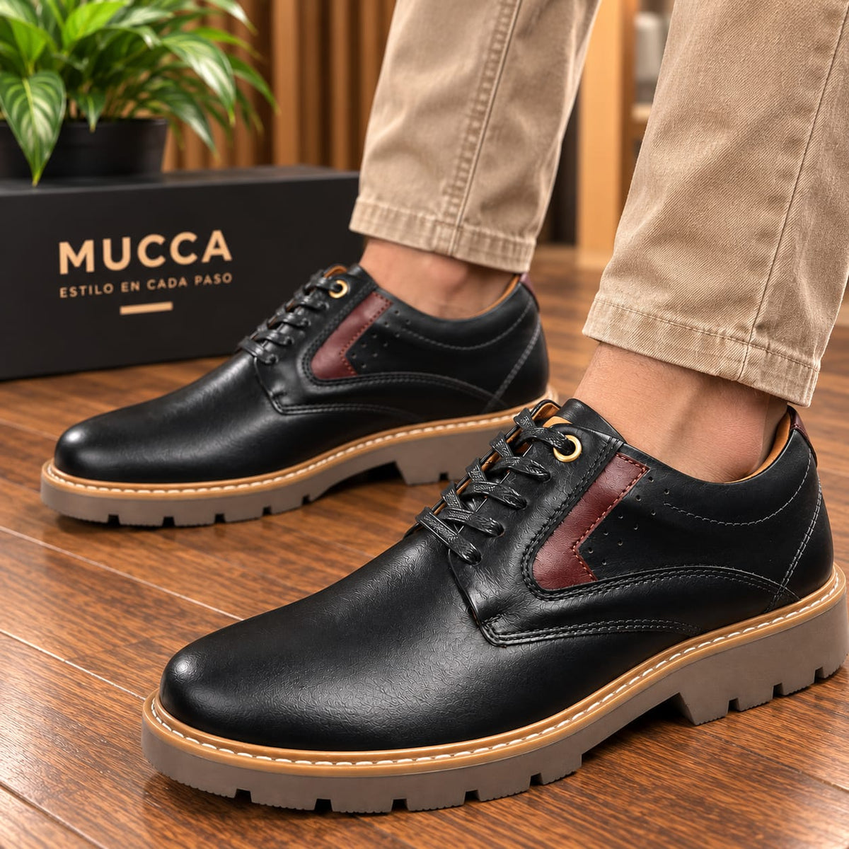 zapato casual en cuero para hombre color versalles coñag 3002 (Copia)
