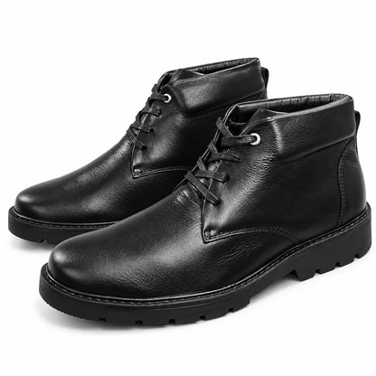 bota en cuero para hombre color sheraton negro 3001