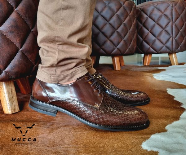 zapato clasico en cuero para hombre color florentine caram placa  005