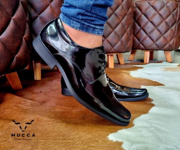 zapato clasico en cuero para hombre color florentine negro 005