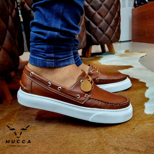 zapato mocasin Apache sperry nautico eva para hombre color sheraton miel  531