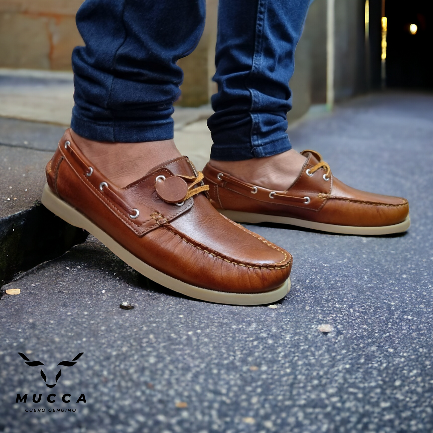 zapato mocasin Apache sperry nautico para hombre color versalles miel 731
