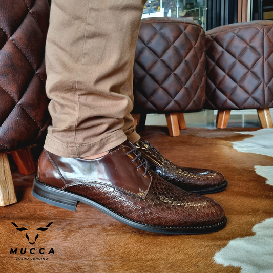 zapato clasico en cuero para hombre color florentine caram placa  005