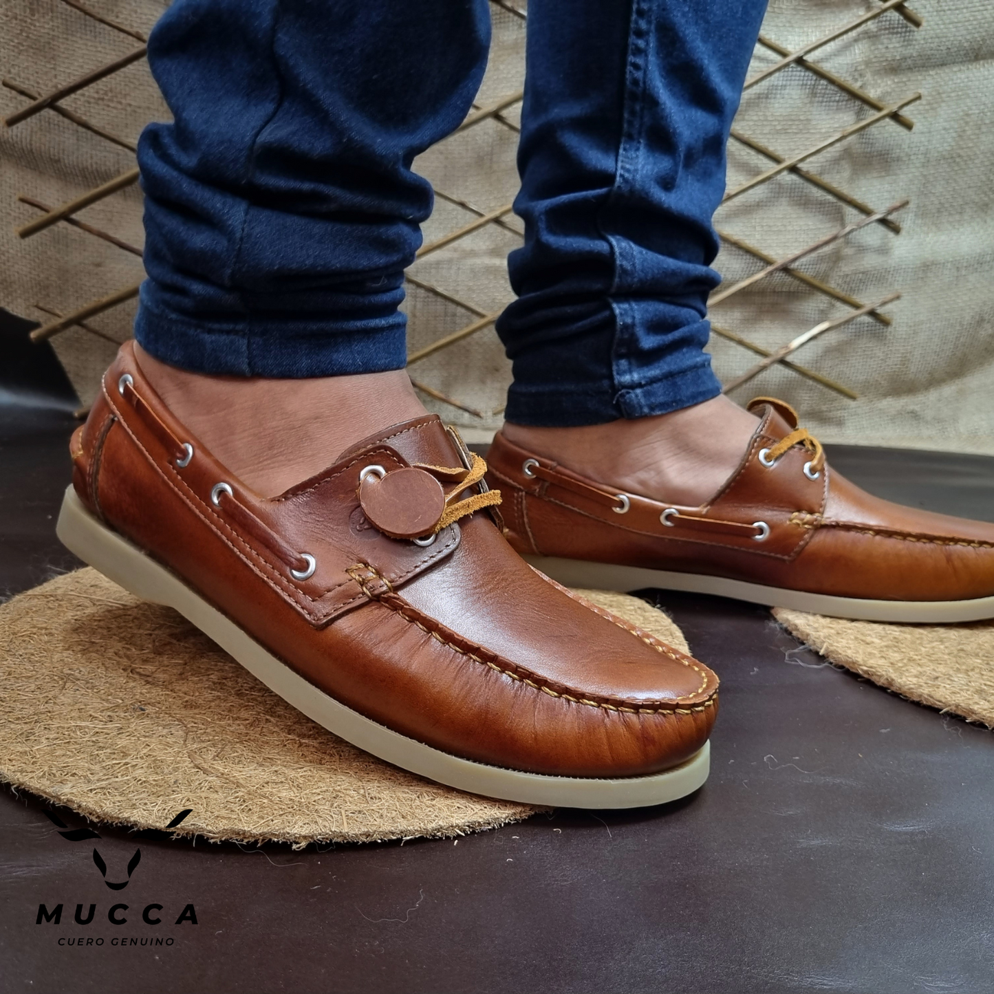 zapato mocasin Apache sperry nautico para hombre color versalles miel 731