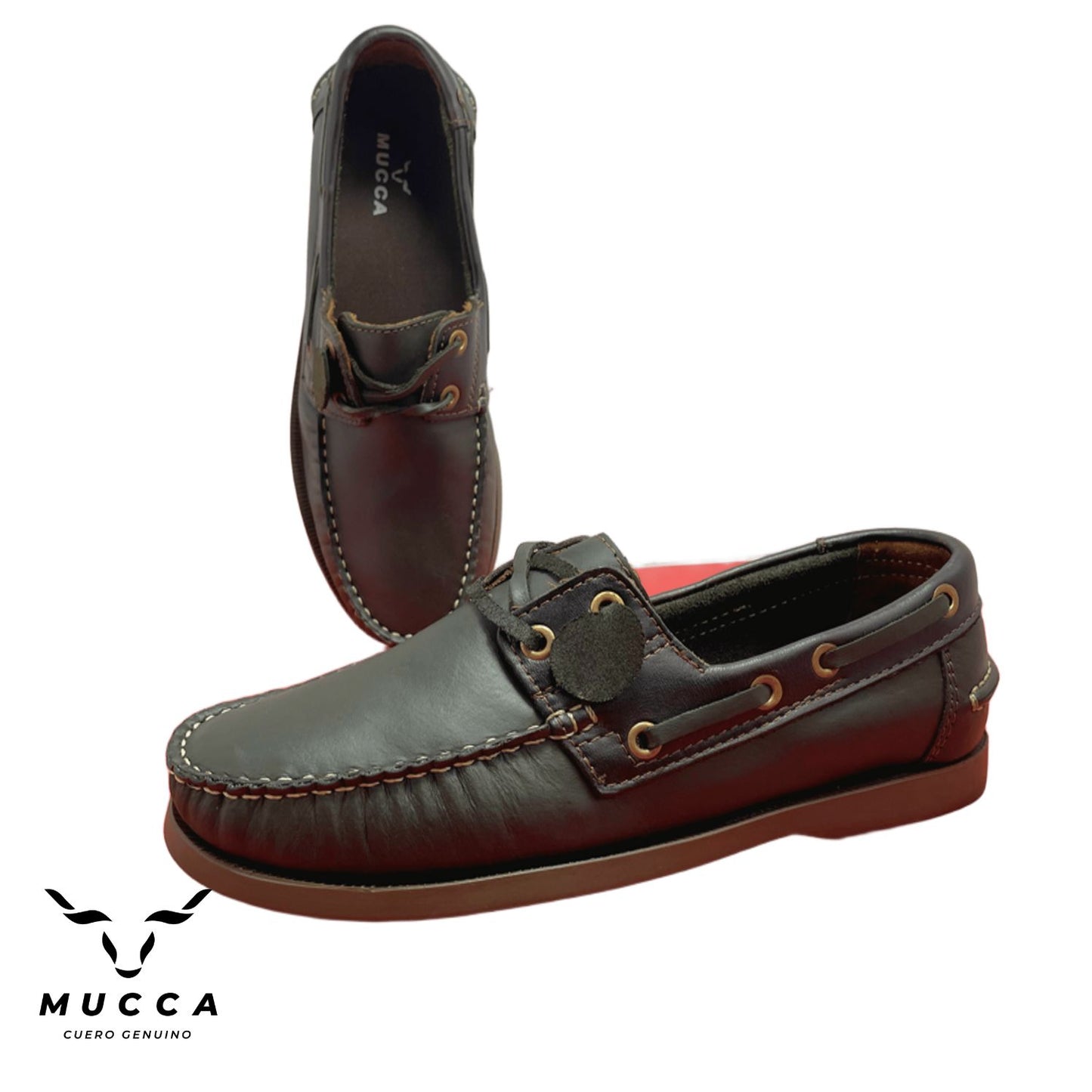 zapato mocasin Apache sperry nautico para hombre color toledo verde x versalles cafe 731