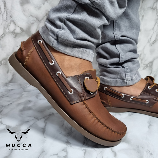 zapato mocasin Apache sperry nautico para hombre color toledo miel x versalles coñag  731