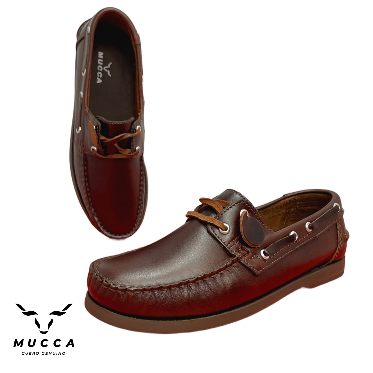 zapato mocasin Apache sperry nautico para hombre color versalles coñag 731