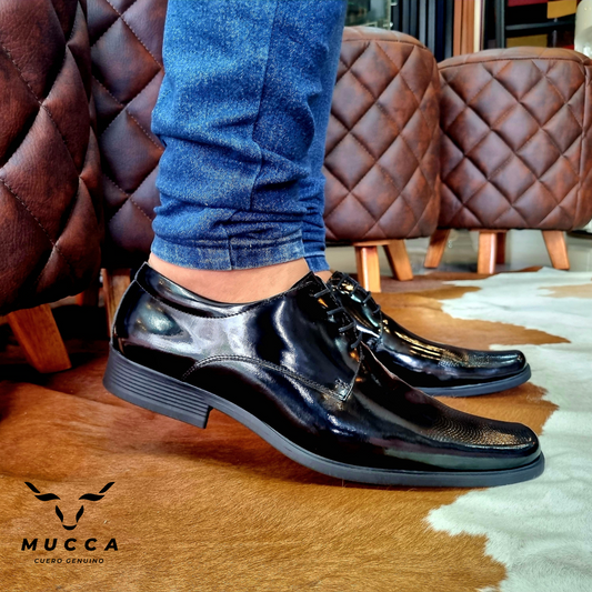 zapato clasico en cuero para hombre color florentine negro 005